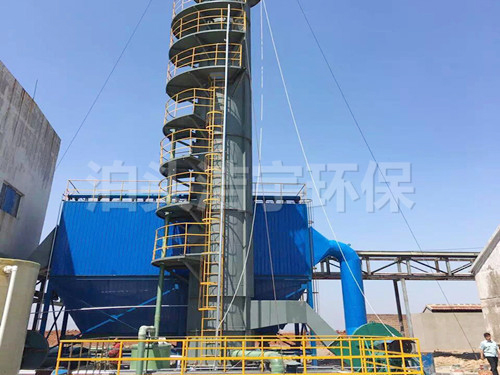 濰坊龍威化工10噸鍋爐布袋除塵、脫硫